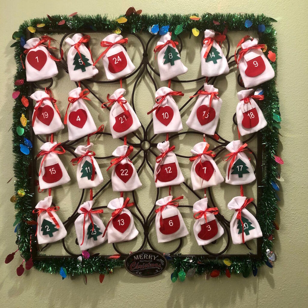 DIY tea Advent calendar